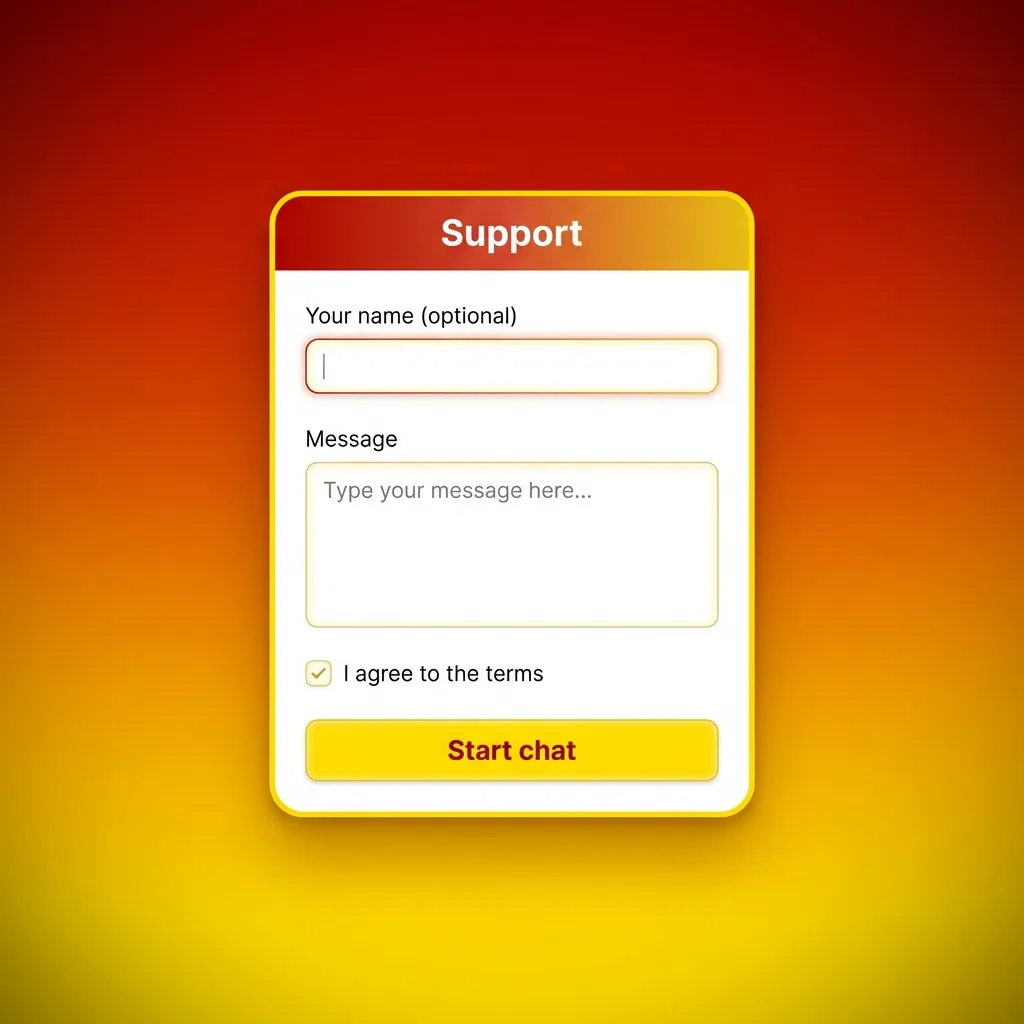 Illustration showing Dafabet India customer support via live chat, email, phone, and in-app help for registration issues