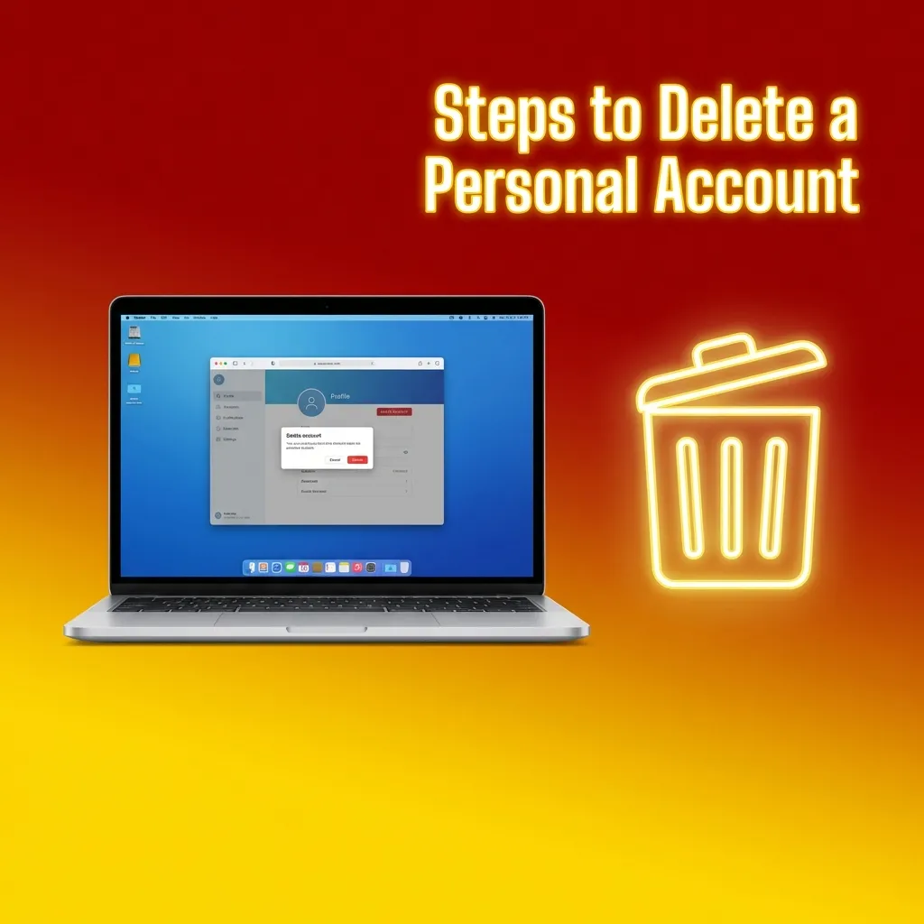 Illustrated steps on a gambling site showing how to request permanent closure of a personal betting account