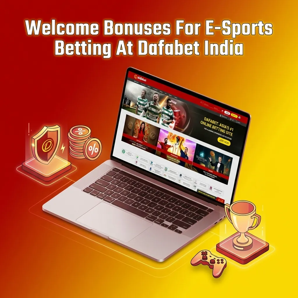 Banner for Dafabet India esports welcome bonuses: 160% up to ₹16,000 or 150% up to ₹1,50,000 on first deposit